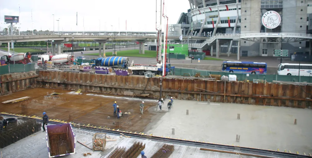 Betonbouw project Amsterdam