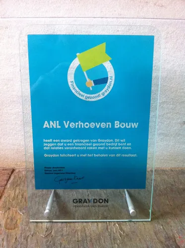 Verhoeven Bouw financieel gezond certificaat overzicht